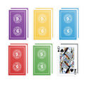 Regular Index 12 Cellophane-Wrapped Decks - Traditional Coated ACBL Bridge Playing Cards