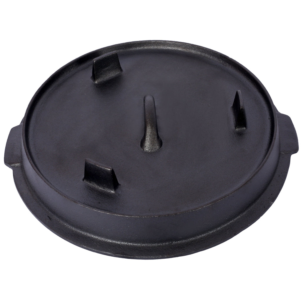 Pre-Seasoned Cast Iron Dutch Oven With Skillet Lid