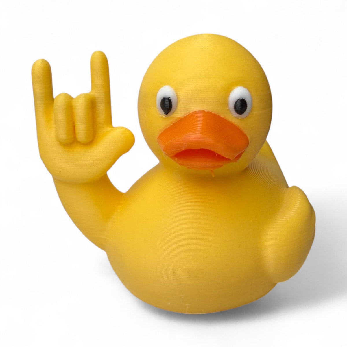 I Love You Sign Language Duck – 3D-Printed Duck Using ASL to Share Love & Kindness
