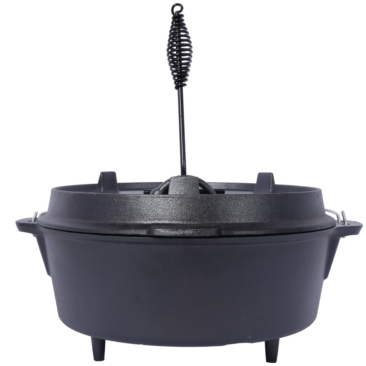 Pre-Seasoned Cast Iron Dutch Oven With Skillet Lid