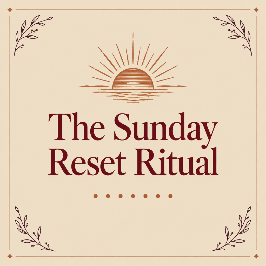 The Sunday Reset Ritual