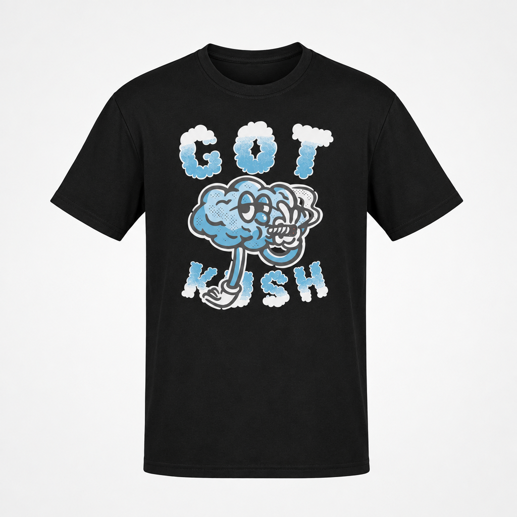 Puffin Away men's t-shirt front studio view